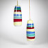 Wright-Pendants, pair