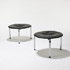 Wright-PK-33 stools, pair