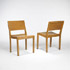 Wright-Side chairs, pair