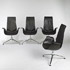 Wright-Bird chairs, set of four