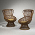 Wright-Margherita lounge chairs, pair