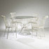 Wright-Cap d'Ail dining table and four chairs