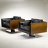 Wright-Lounge chairs, pair