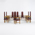 Wright-Art Moderne dining chairs, set of eight