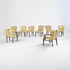 Wright-Y-back dining chairs, set of eight