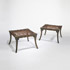 Wright-Diphros stools, pair