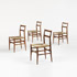 Wright-Leggera dining chairs, set of four
