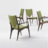 Wright-Shield Back dining chairs, set of eight