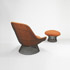 Wright-Lounge chair and ottoman