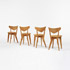 Wright-Dining chairs, set of four