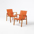 Wright-Armchairs model #51, pair