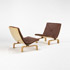 Wright-PK 27 easy chairs, pair