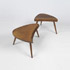 Wright-Plank side tables, pair