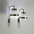 Wright-Delta sconces, pair