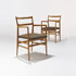 Wright-Armchairs, pair