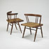 Wright-Grass-Seated chairs, pair