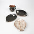 Wright-Fish platters, set of three with pitcher