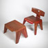 Wright-Child's chair / stool