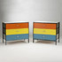 Wright-Steelframe cabinets, pair
