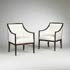 Wright-Armchairs, pair