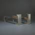 Wright-Andirons, pair