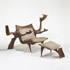 Wright-Custom lounge chair/ottoman