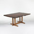 Wright-Custom redwood Conoid dining table