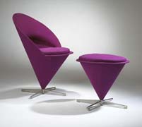 Cone chair / ottoman