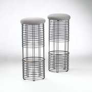 Model no. 250S stools, pair