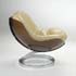 Wright-Lucite lounge chairs, pair