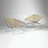 Wright-Ribbon chairs, pair