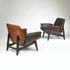 Wright-Lounge chairs, pair