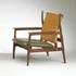 Wright-Adjustable back lounge chairs, pair