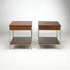 Wright-End tables, pair