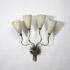Wright-Four arm sconce