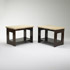 Wright-End tables, pair