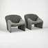 Wright-F 598 Lounge chairs, pair