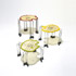 Wright-Triple Play nesting tables, set of three