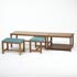 Wright-Long table with stools