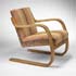 Wright-Low-back Cantilevered Armchair