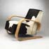 Wright-Tank cantilevered armchair