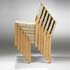 Wright-Stacking chairs, set of six