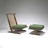 Wright-Conoid lounge/ottoman