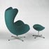 Wright-Egg chair/ottoman