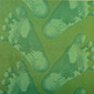 "Design Feet" fabric wall panel
