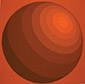 Verner Panton Textil, Kugel orange