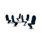 Set of six "1-2-3 Chairs"