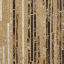 Complete Tile Collection Mosaic Masterworks Zebrano Pattern Mosaici Mosaici da parete Pavimenti in pietra naturale Pietra naturale