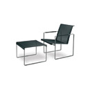 FueraDentro Poltrona  & Escabel Armchairs / Sofas / Poufs Outdoor lounge chairs Waiting / Reception furniture