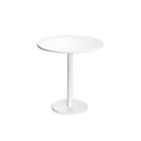 Circle white occasional table Lourens Fisher